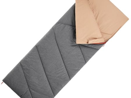 Camping Sleeping Bag Cotton 10° - Arpenaz For Cheap