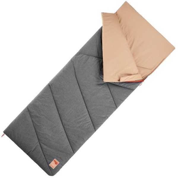 Camping Sleeping Bag Cotton 10° - Arpenaz For Cheap