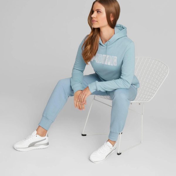 Puma Mass Merchants Style Women s Hoodie FL - Sky Blue Online Hot Sale