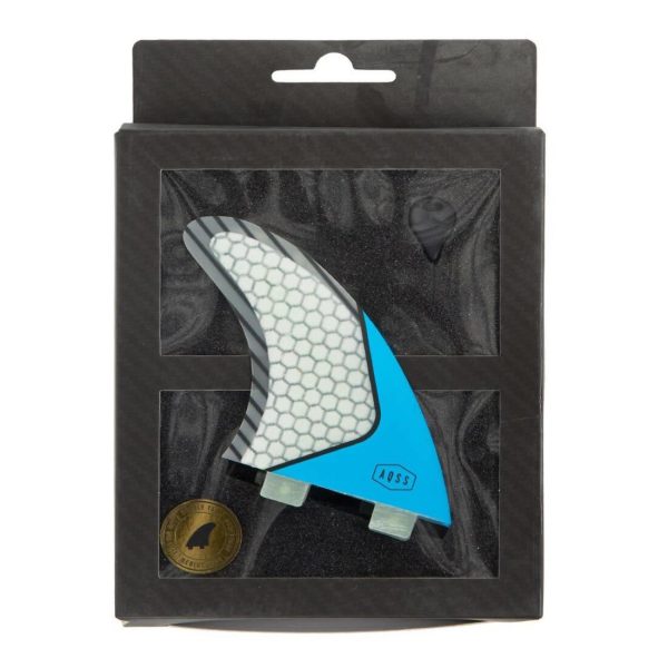 AQSS BLUE HONEYCOMB (5 FIN) Hot on Sale