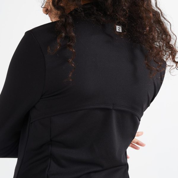 Women s Straight-Cut Fitness Cardio Jacket - Black For Discount