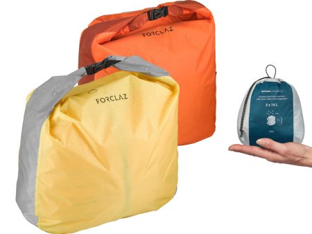 Trekking Half-Moon Waterproof Storage Bag 15L 2-pack Hot on Sale