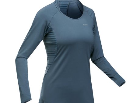 Women’s Mountain Walking T-shirt Long-sleeved - MH550 Discount