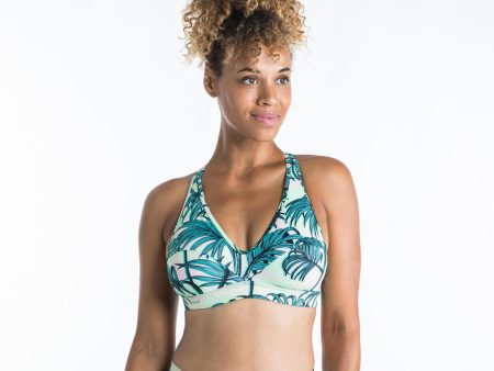 Women s Surfing Swimsuit Crop Top - Ana Fashion