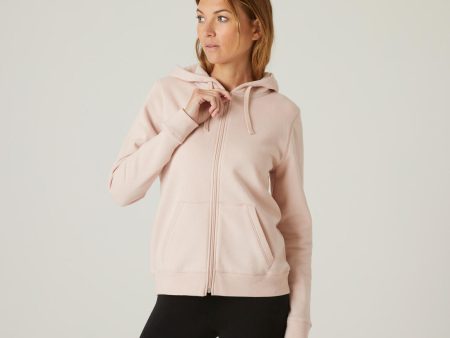 Domyos Women s Fitness Zip Hoodie Online Hot Sale