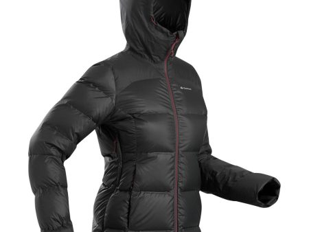 Women’s Mountain Trekking Down Jacket w  Hood -18°C - MT900 For Cheap