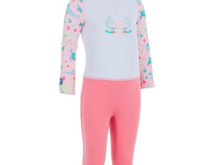 Baby Shorty Swimsuit Long-sleeved UV Protection For Cheap