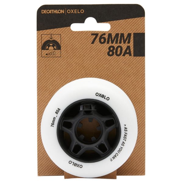 Oxelo Inline Skate Wheel X4 - 76mm Online now