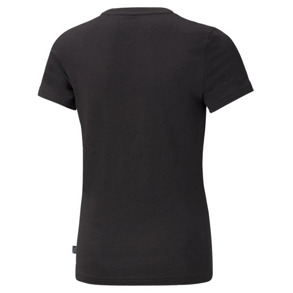 Puma Essential+ Girl s T-Shirt - Black Hot on Sale