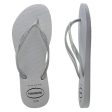 Havaianas Women s Flip Flops Slim Gloss - Ice Grey Online Hot Sale