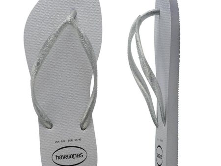 Havaianas Women s Flip Flops Slim Gloss - Ice Grey Online Hot Sale