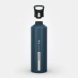 Hiking Flask Quick-Opening Cap Aluminium 1.5 L - MH500 Blue For Cheap