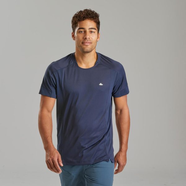 Men s Hiking T-shirt Short-sleeved - MH 500 Sale