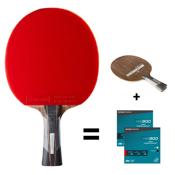 Club Table Tennis Bat 5* 6* - TTR 900 Spin Online Hot Sale