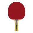 Set of 2 TTR 100 All-Round Table Tennis Bats 3* and TTB 100 40+ Balls - Orange Supply