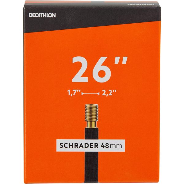 26 x1.7 2.2  Schrader Valve Inner Tube (48mm) For Discount