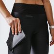 Women s Running Tights Run Dry+ Feel - black Supply