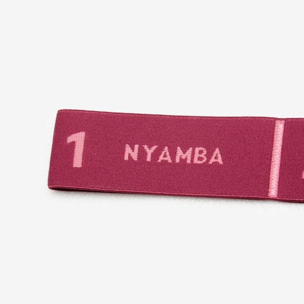 Nyamba Fitness Resistance Textile Band - 10kg - Burgundy Fashion