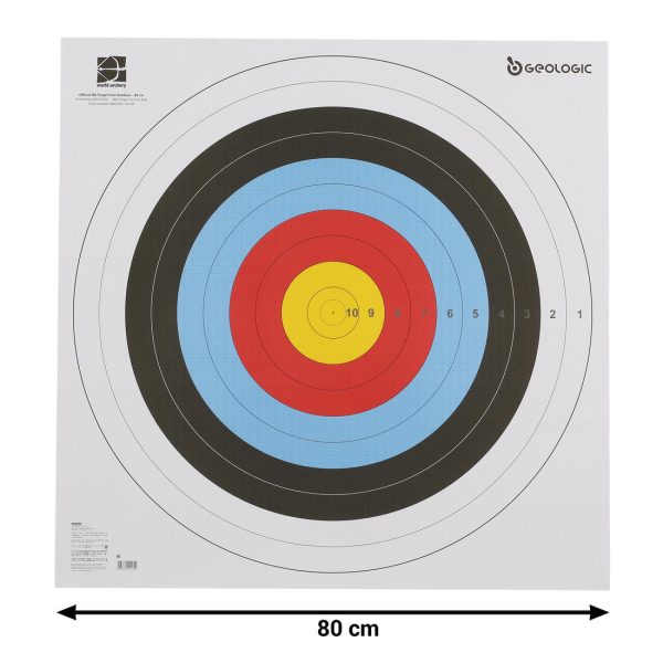 Archery Target Faces X5 (80x80cm) For Discount