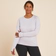 Kimjaly Women s Long-Sleeved Yoga T-Shirt Hot on Sale