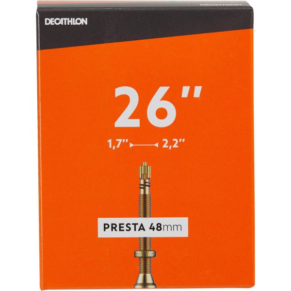 26 x1.7 2.2  Presta Valve Inner Tube (48mm) Online Sale