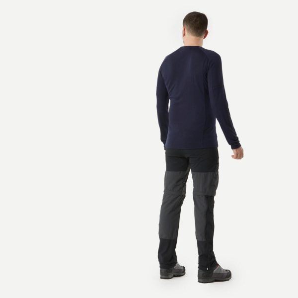 Men s T-shirt Long-sleeve Merino Wool - MT500 Online Sale