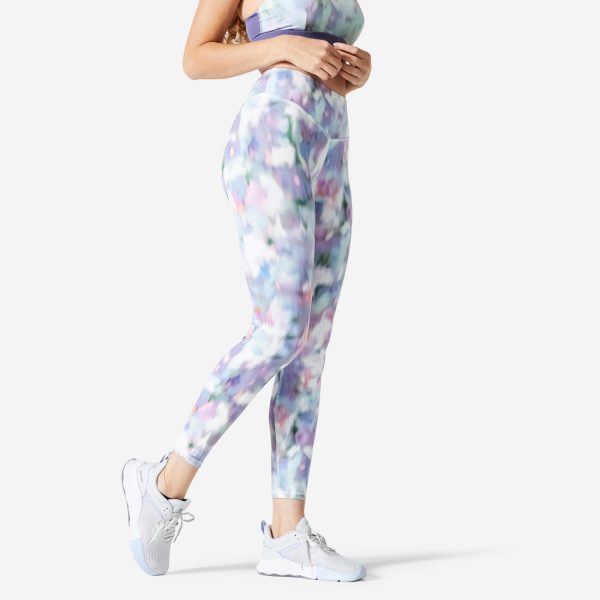 Women s Fitness Cardio Leggings High-Waisted - Print on Sale