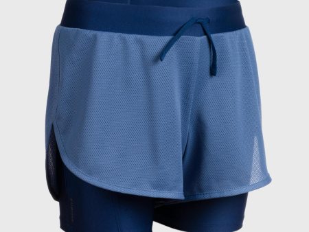 AT 500 Girl s 2-in-1 Running & Athletics Shorts Online now