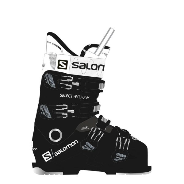 Salomon Select HV 80 Ski Boots - Black White Online now