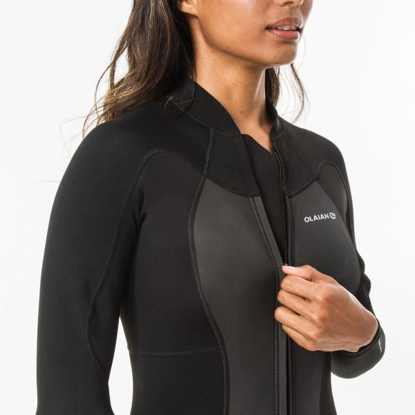 Women s Wetsuit Top Neoprene 1.5mm - 500 Supply