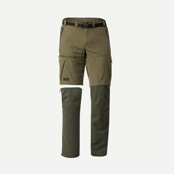 Men s Mountain Trekking Trousers 2in1 Zip - MT500 Fashion