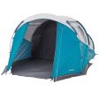 Family Tent 4 Person - Arpenaz 4.1 Fresh & Black For Discount