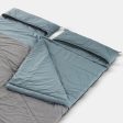 Camping Sleeping Bag Cotton Double 2 Person 0° - Arpenaz For Discount