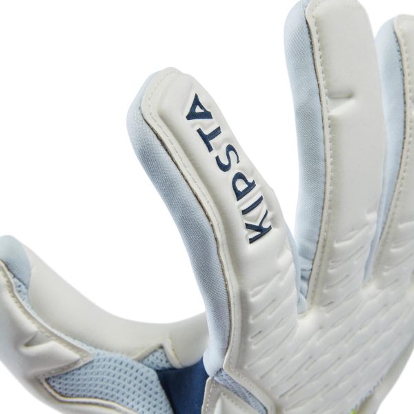 Kipsta F900 Viralto Adult Soccer Goalkeeper Gloves - White Blue Yellow For Discount