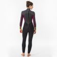 Women’s Full Wetsuit Back Zip Neoprene 4 3mm - 500 Online Hot Sale