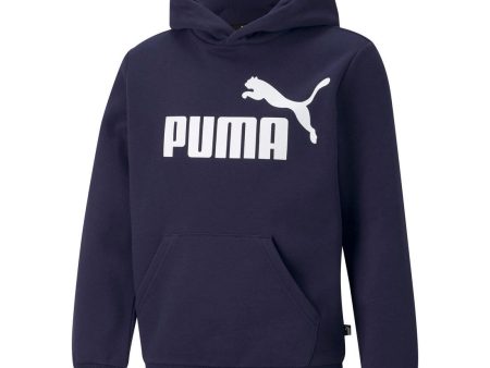 Puma ESS Big Logo Boy s Hoodie FL B - Navy Online Hot Sale