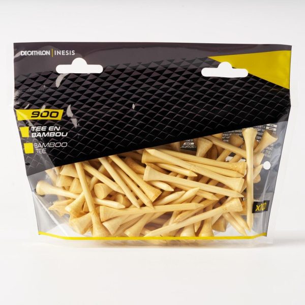 900 Golf Bamboo Tees 70mm 100-Pack on Sale