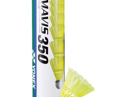 Yonex Mavis 350 Plastic Badminton Shuttlecock Fast 6-pack Sale