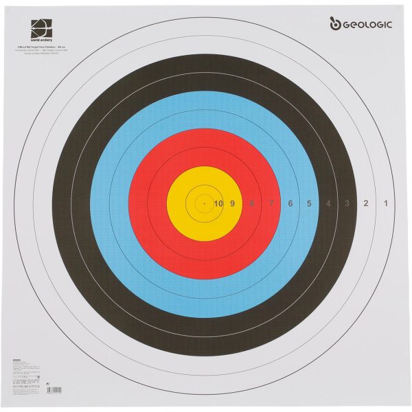 Archery Target Faces X5 (80x80cm) For Discount