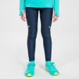 Kid s Running Tights Breathable - Kiprun Dry Navy Blue Fashion