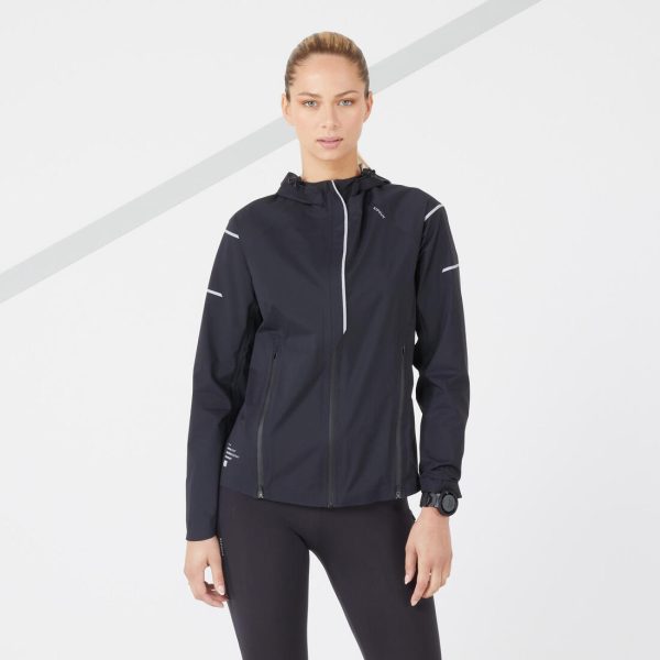 Women s Running Jacket - Weatherproof + Windproof - Black Fashion