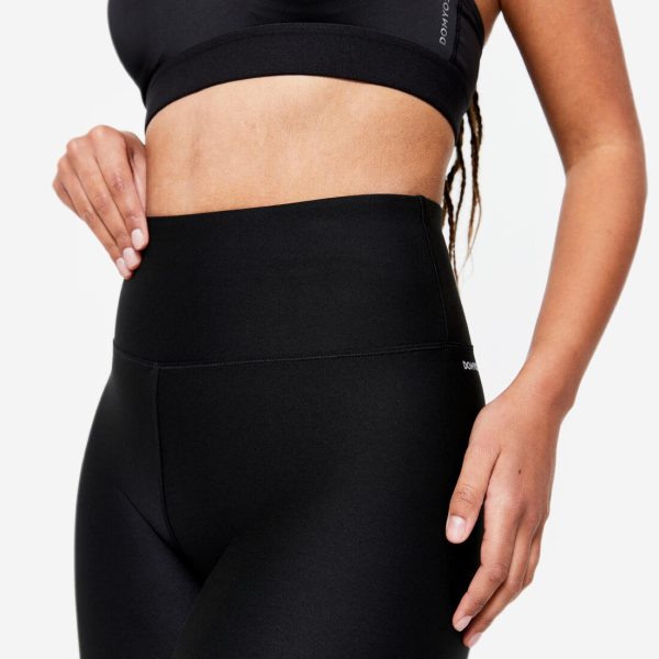 Women s High-Waisted Cardio Fitness Leggings - Black Online Sale