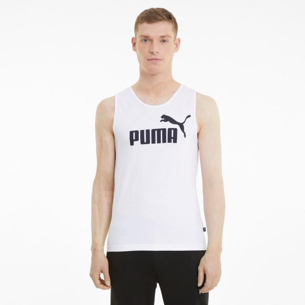 Puma Essentials Men s Tank Top White Online Hot Sale