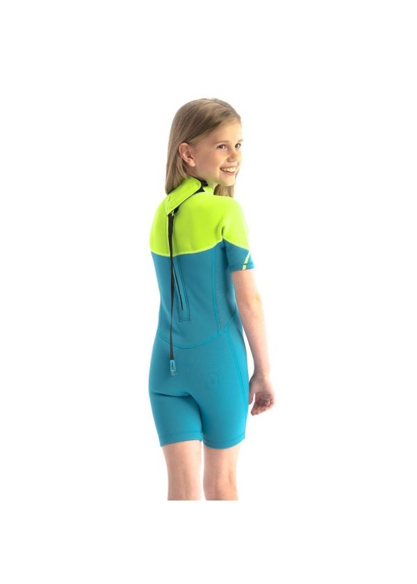 Jobe Boston 2mm Shorty Wetsuit Kids Teal Online Hot Sale