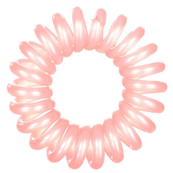 Fitness Hair Scrunchy 6-Pack - Pink Transparent Supply