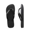 Havaianas Men s Flip Flops Rubber Logo - Black Glacial White Fashion