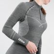 Wedze 900 Women s Ski Base Layer Top - Wool - 1 2 Zip Online