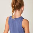 Girls  Cotton Tank Top 500 - Blue on Sale