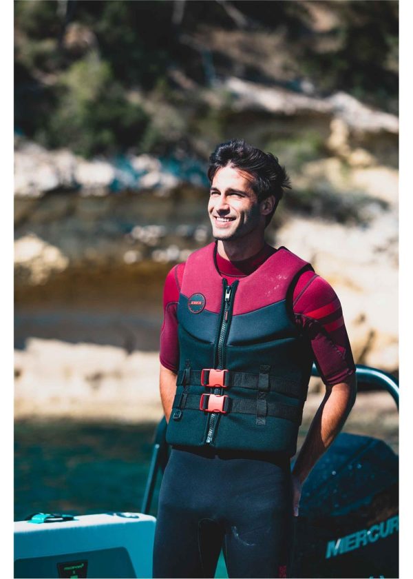 Jobe Neoprene Life Vest Men Burgundy Red Online Hot Sale