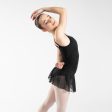 Girls  Ballet Skirted Leotard - Black Hot on Sale